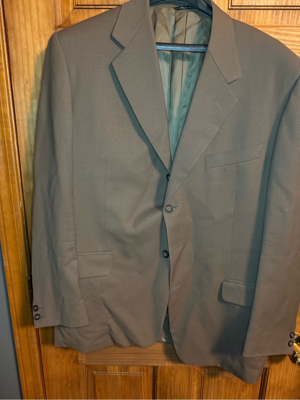 Canali 100% wool sport coat blazer 52 EUR/42R US brown tan made in Italy